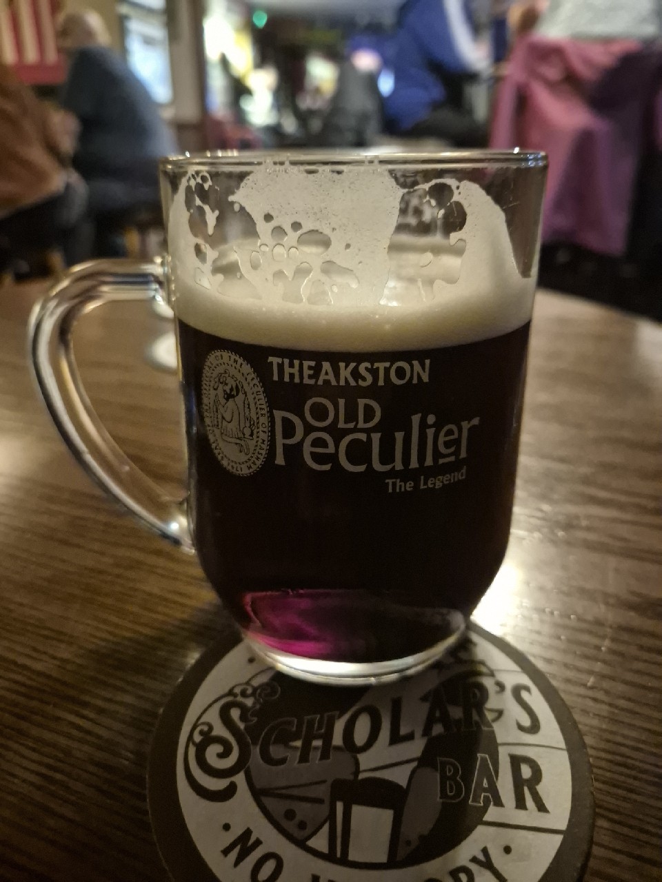 Old Peculier served from the wood, Theakston Brewery