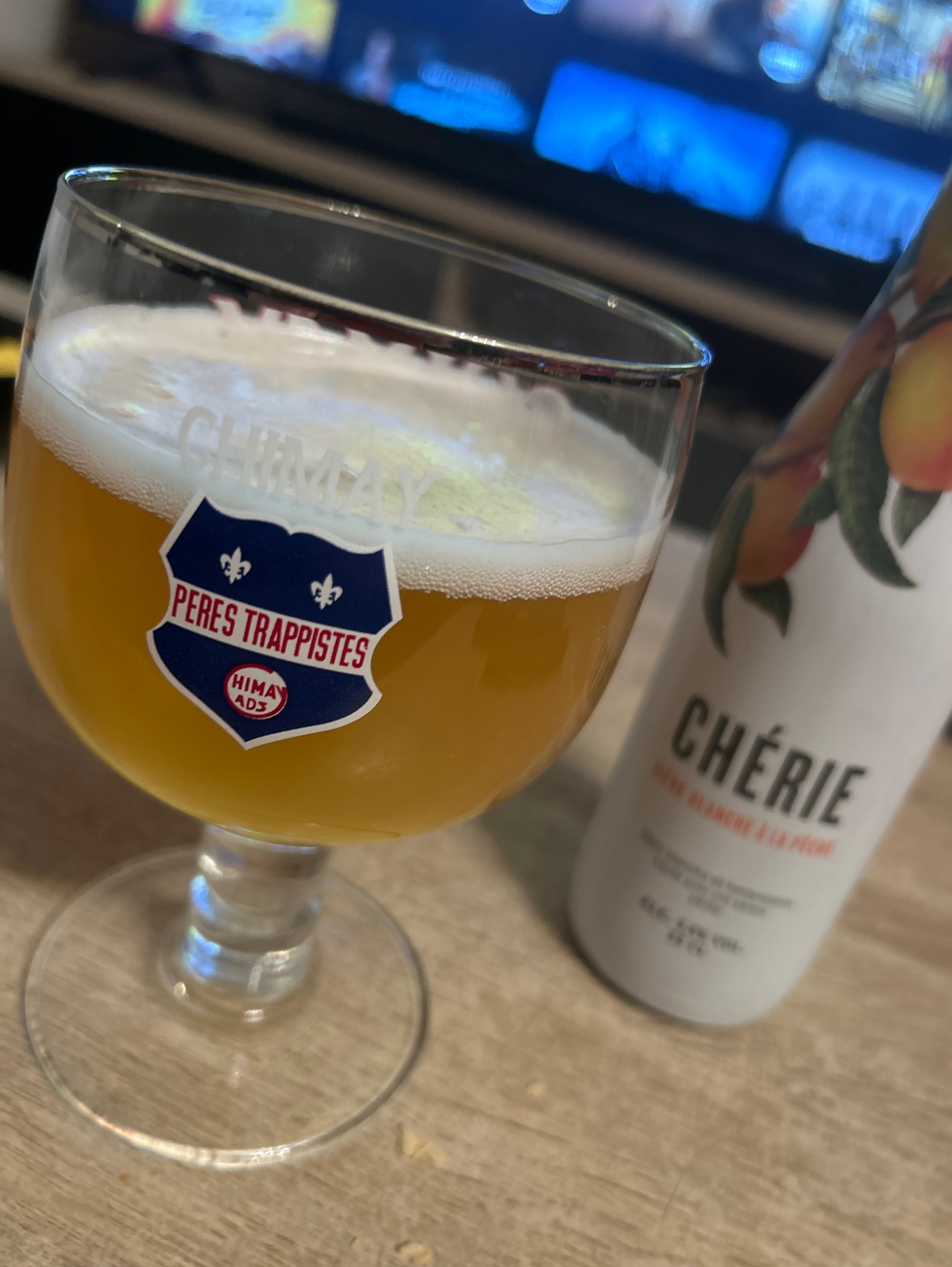 Chérie Bière Blanche À La Pêche, Belgium