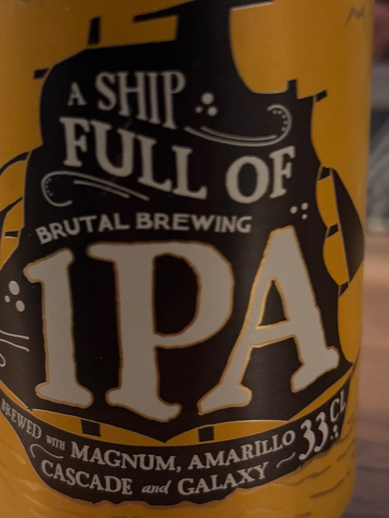 A Ship Full of IPA 5.8%, Sweden
