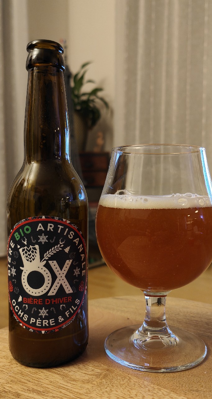 OX Bière d'Hiver, Brasserie OX - Ochs Père & Fils (Marcoussis)