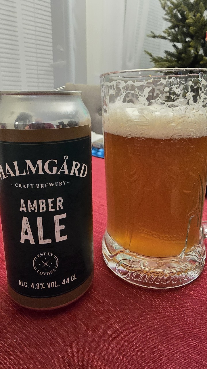 Malmgård amber ale, Finland