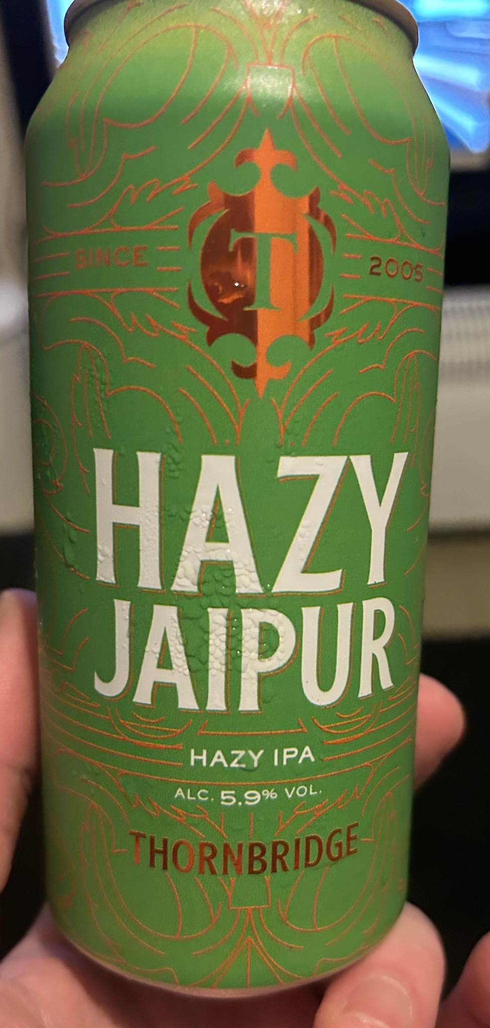 Hazy Jaipur, Thornbridge Brewery