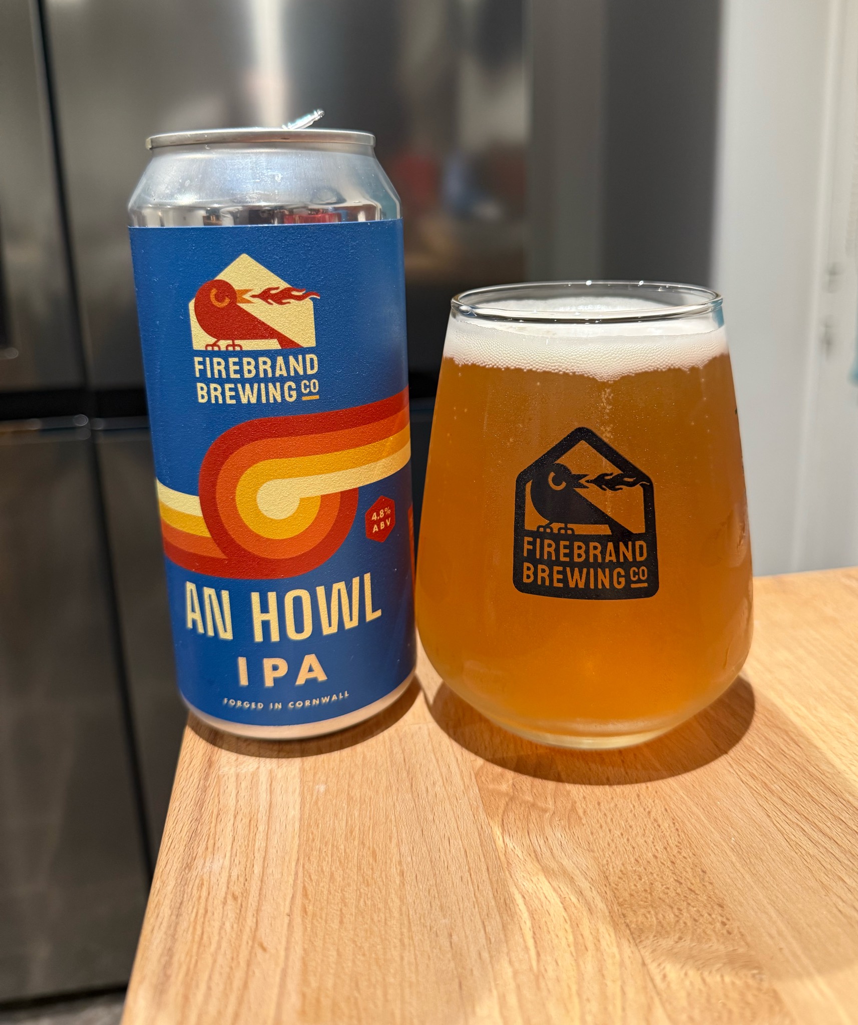 An howl IPA, Firebrand Brewing Company
