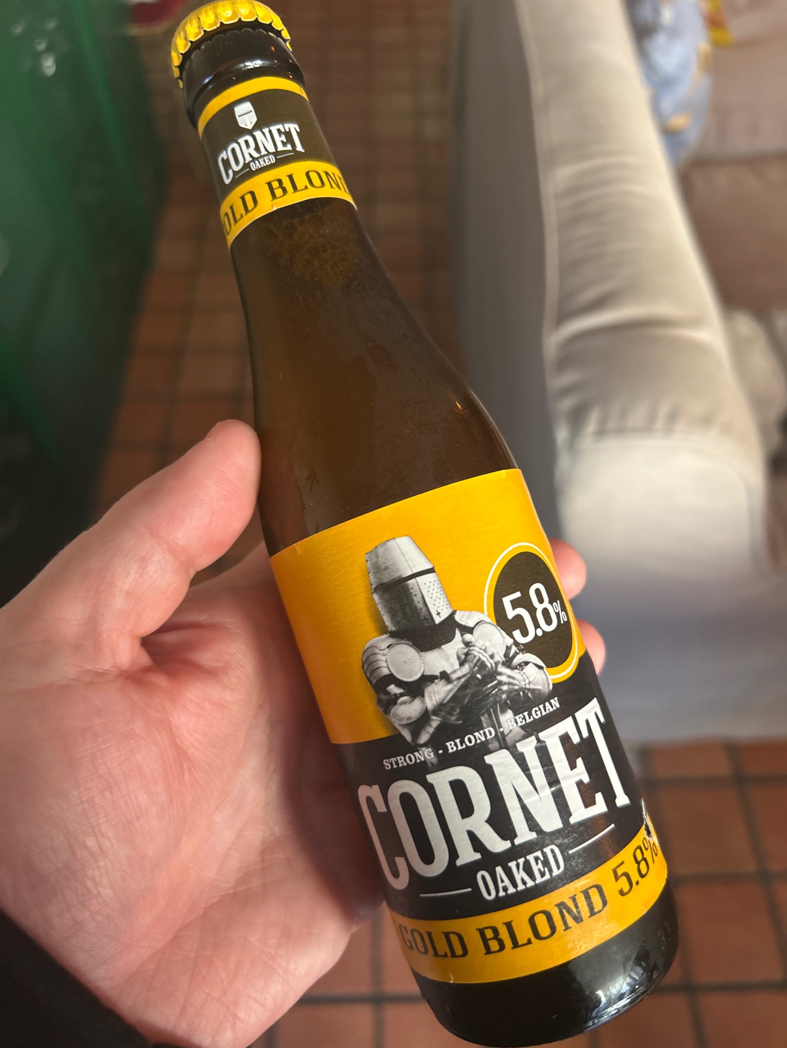 cornet oaked - Gold blond, Belgium