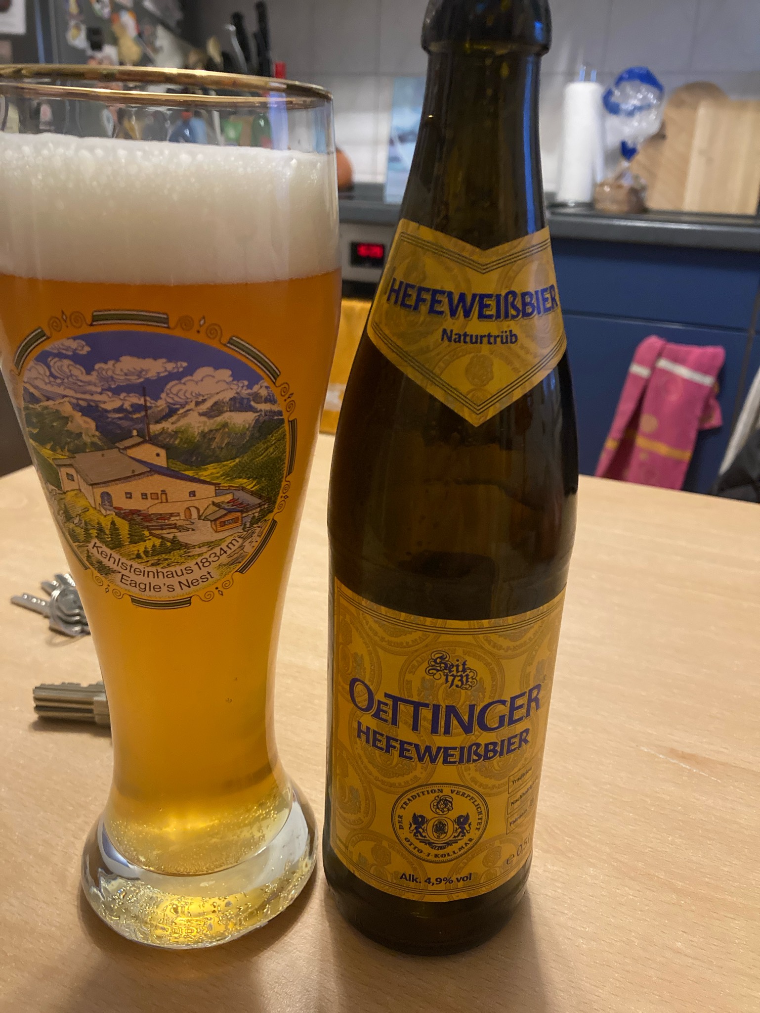 Oettinger Hefeweißbier Naturtrüb / Weissbier, Oettinger Brauerei