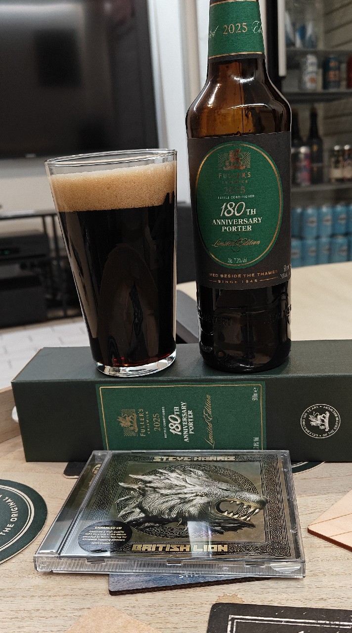 180th Anniversary Porter, Fuller's Griffin Brewery (Asahi Breweries)