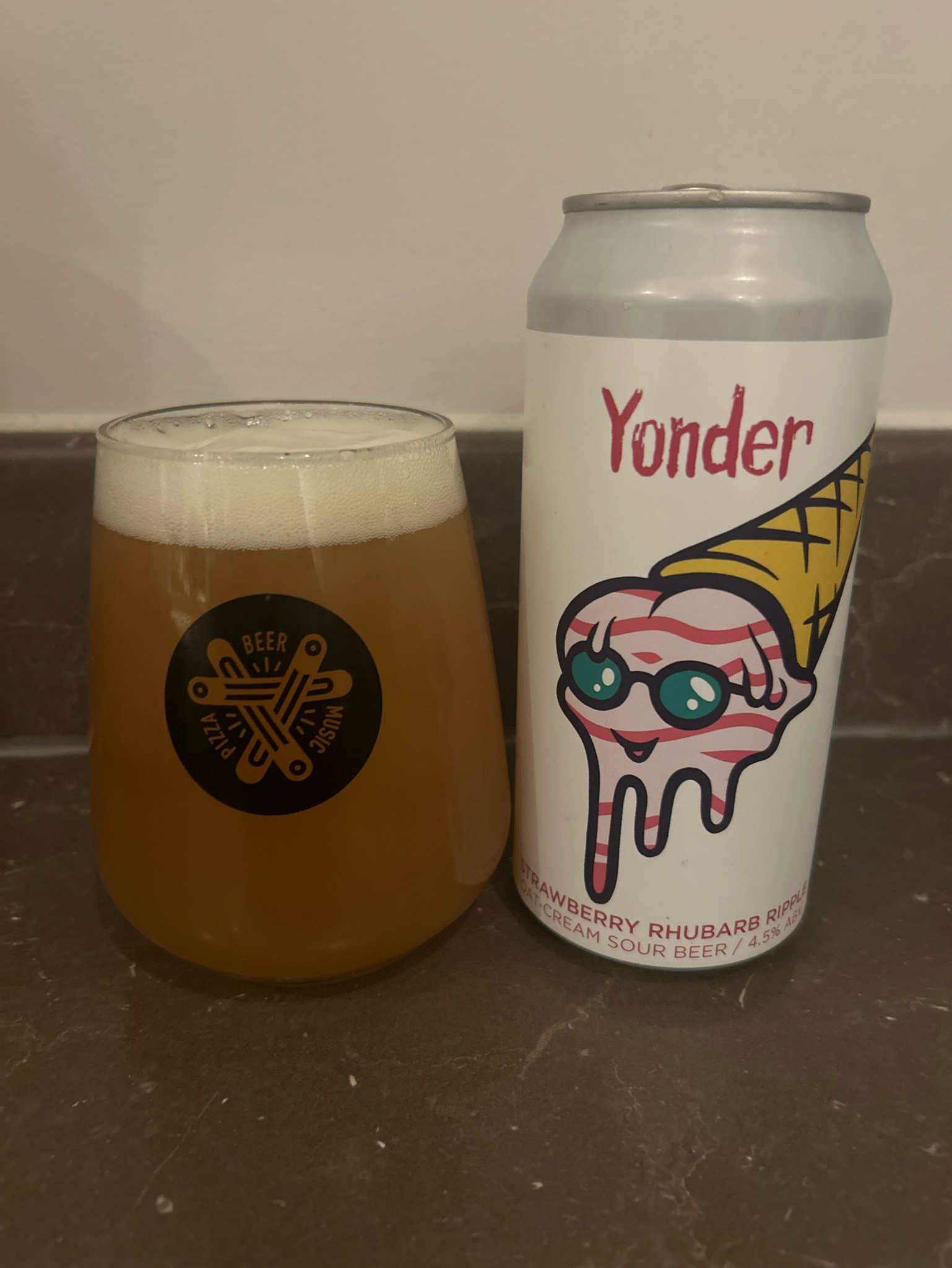 Strawberry Rhubarb Ripple, Yonder Brewing