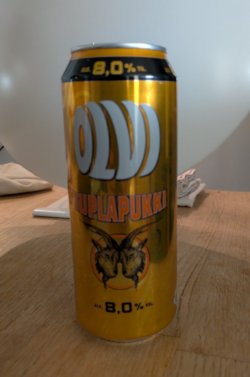 Olvi Tuplapukki 8.0%, Finland