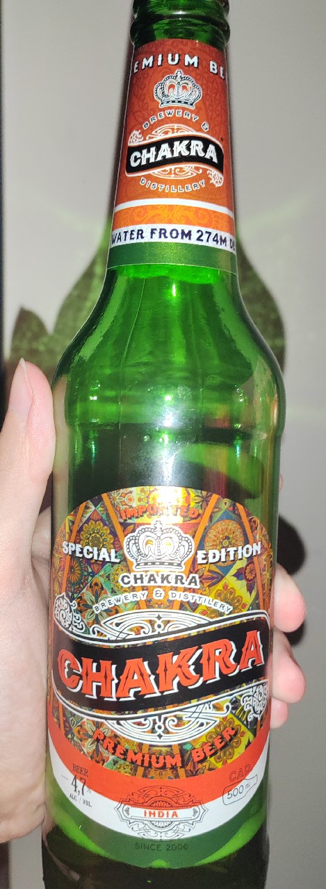 Chakra Premium Beer, India