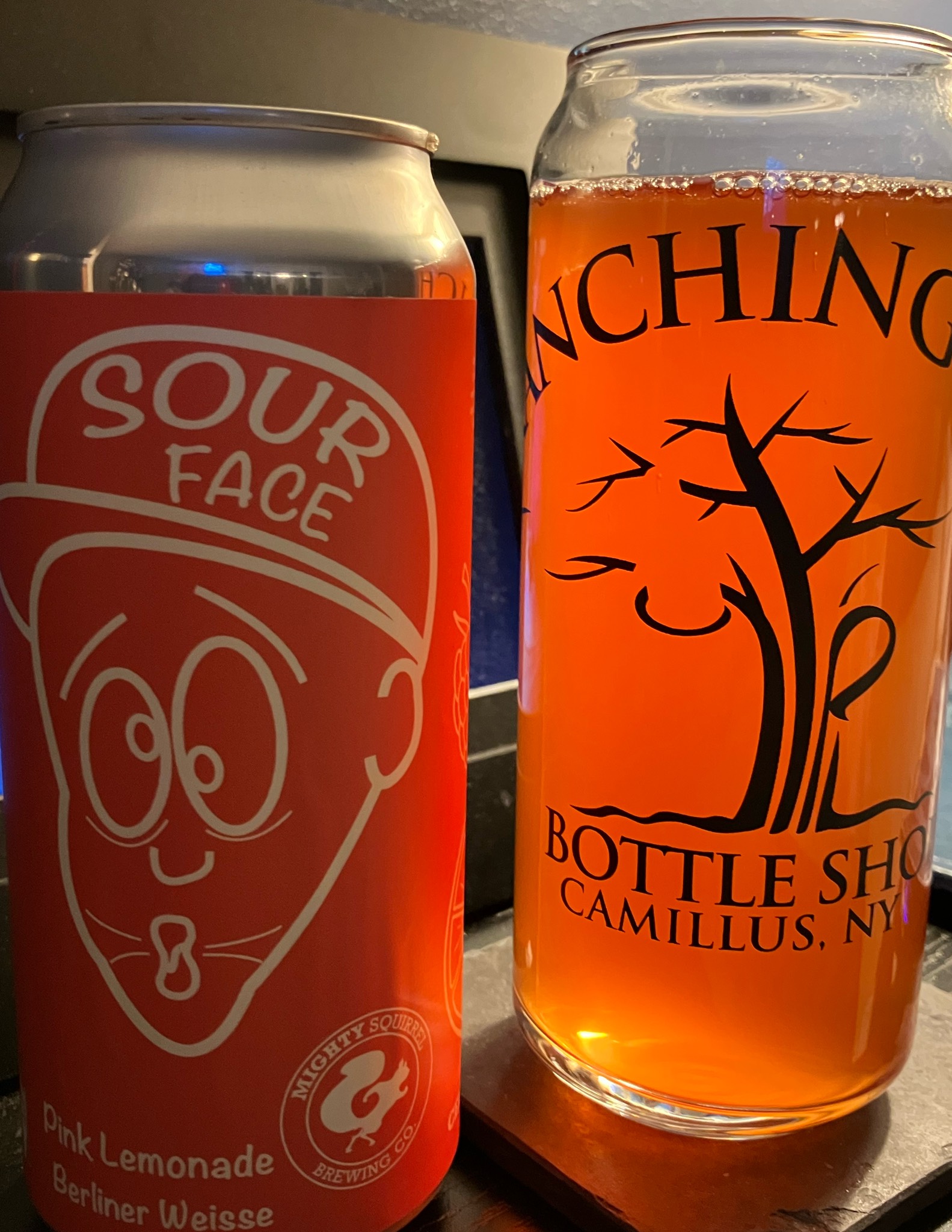sour face pink lemonade, Mighty Squirrel