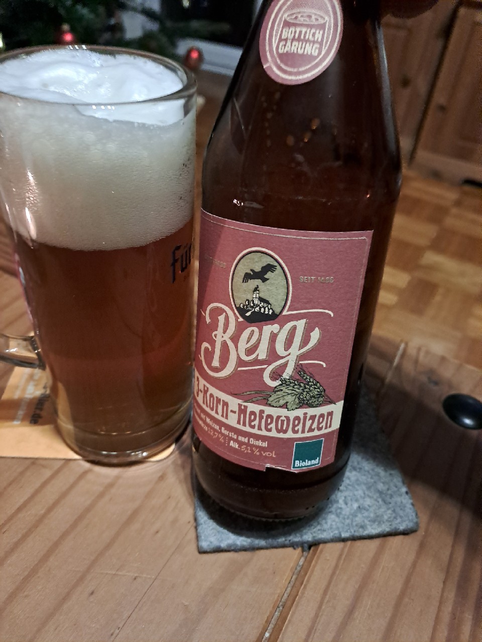 3-Korn-Hefeweizen, Berg Brauerei Ulrich Zimmermann