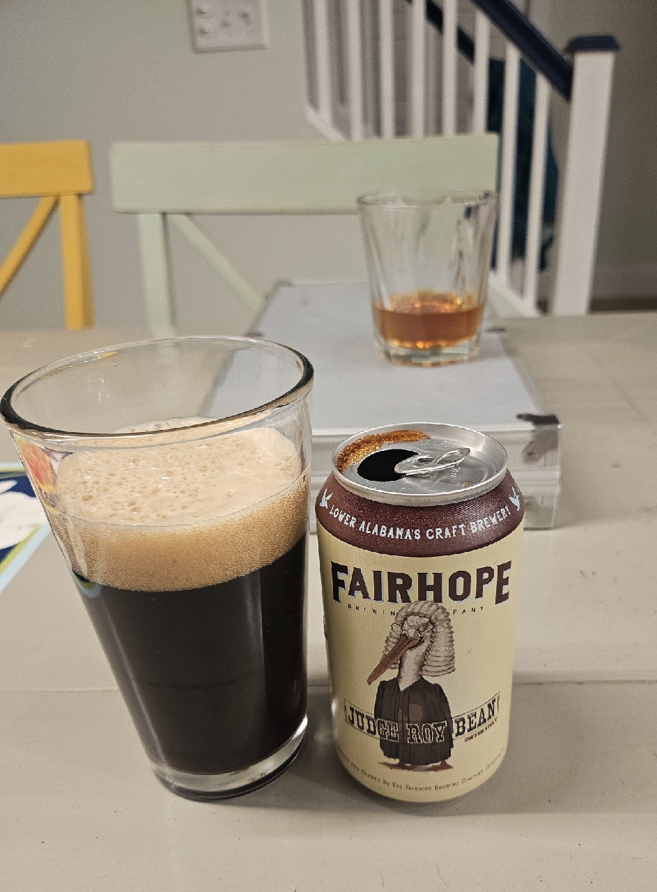 Fairhope Judge Roy Beans Coffee Stout, Fairhope Brewing Company