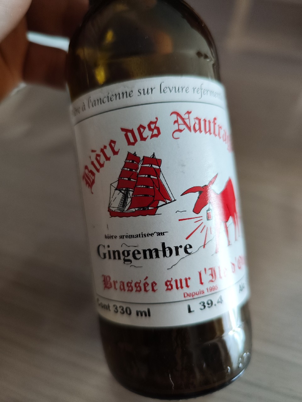 Bière Des Naufrageurs Gingembre, France