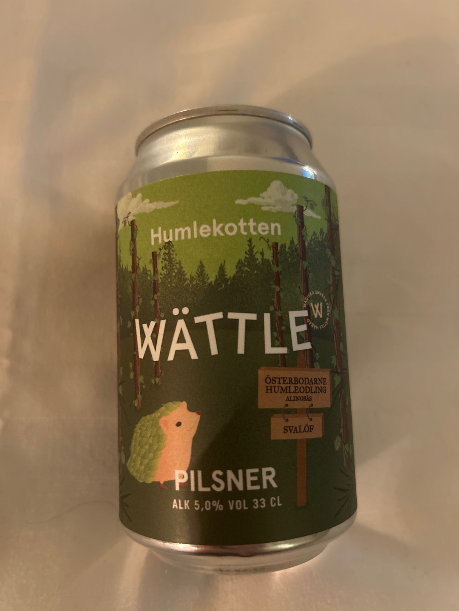 Wättle Pilsner, Sweden