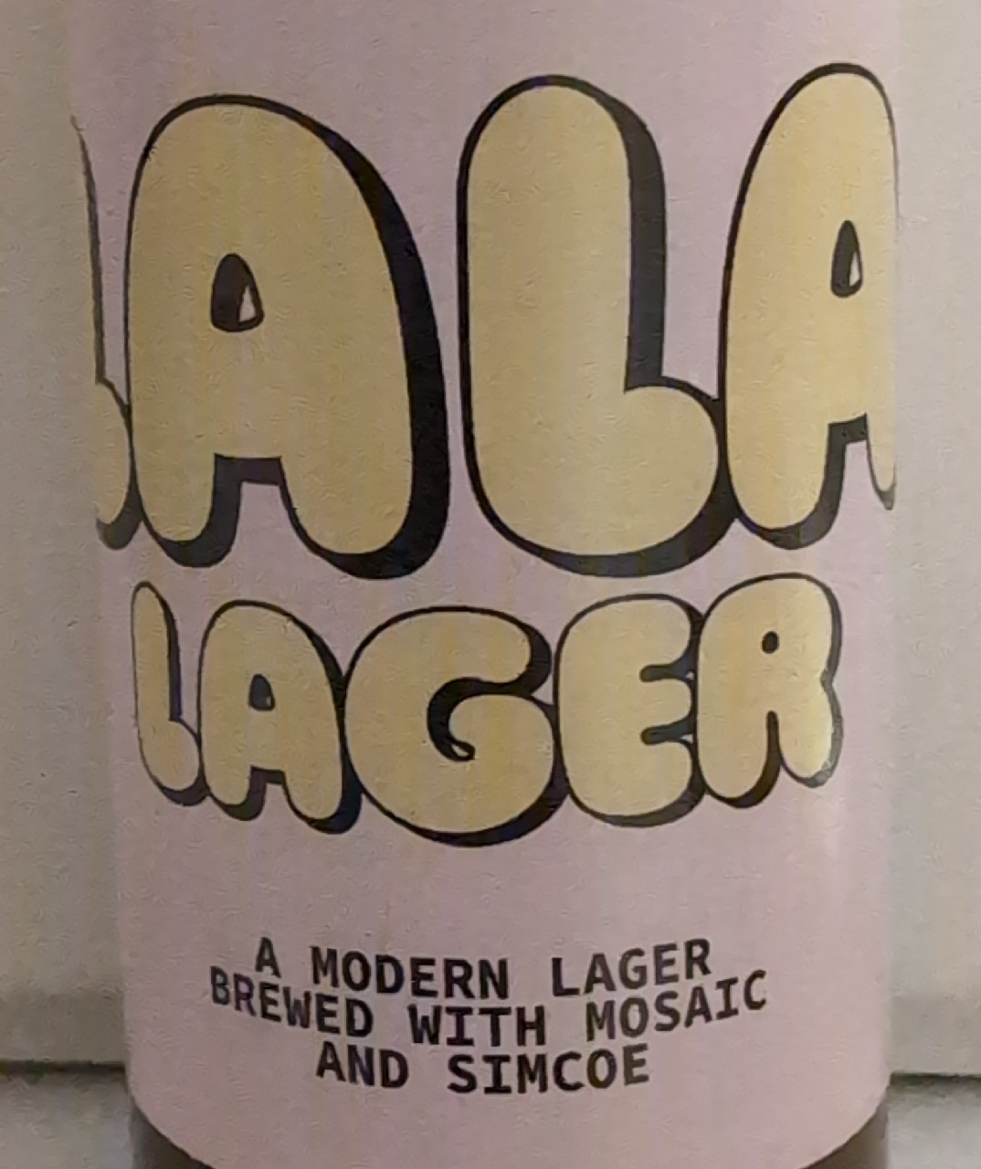 Lala Lager, Smith Street Brew