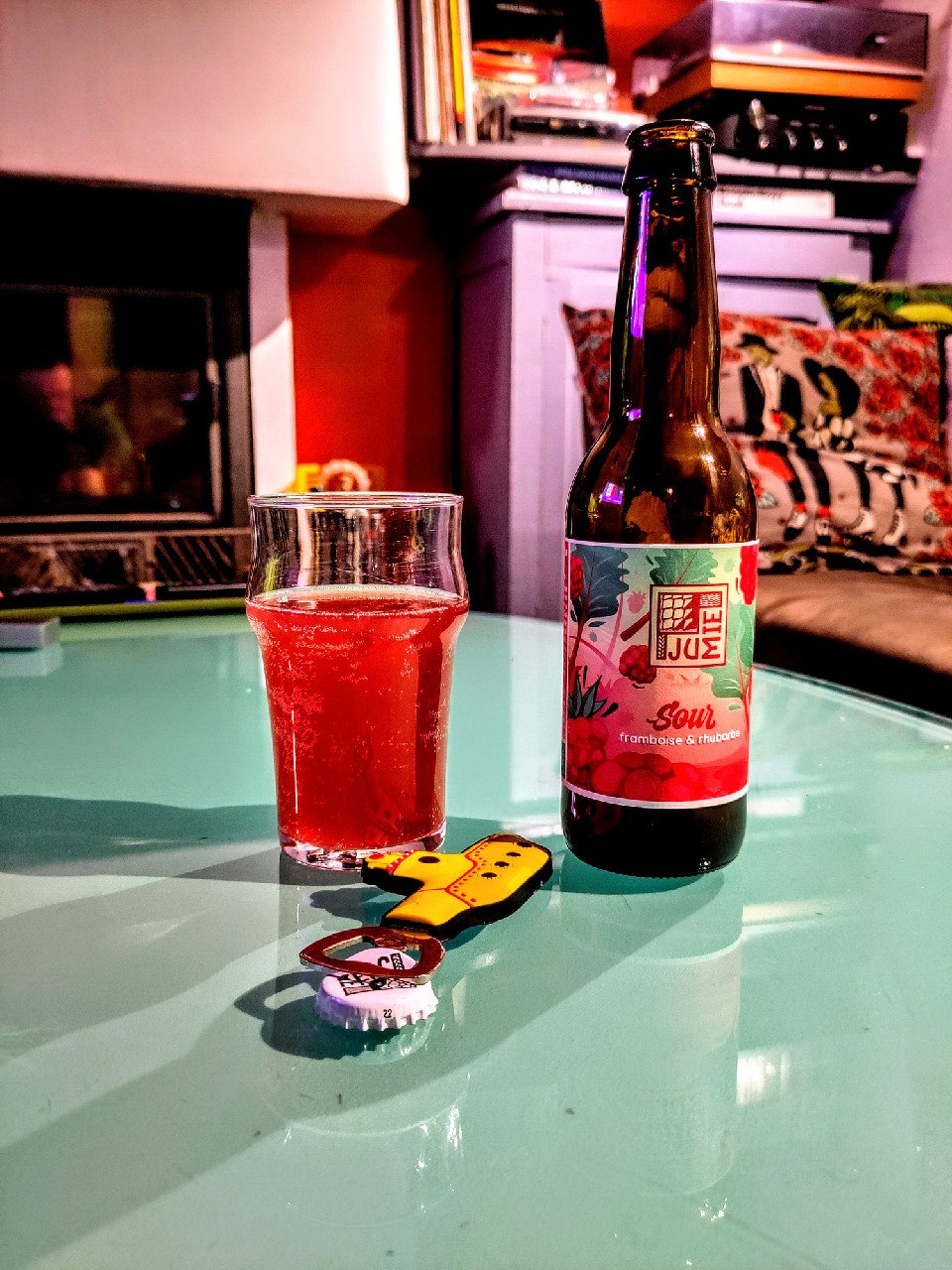 Sour Framboise & Rhubarbe, Brasserie Jumie