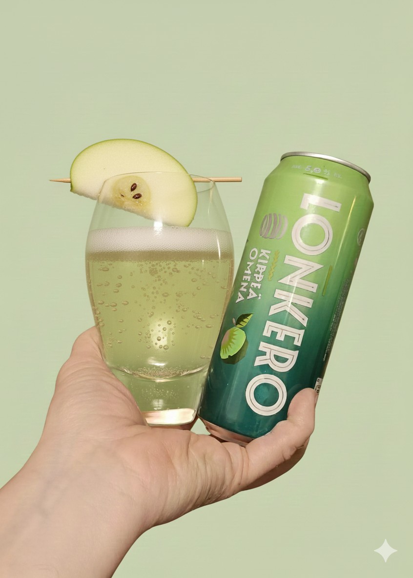 Kirpeä Omena Lonkero 5.0%, Finland