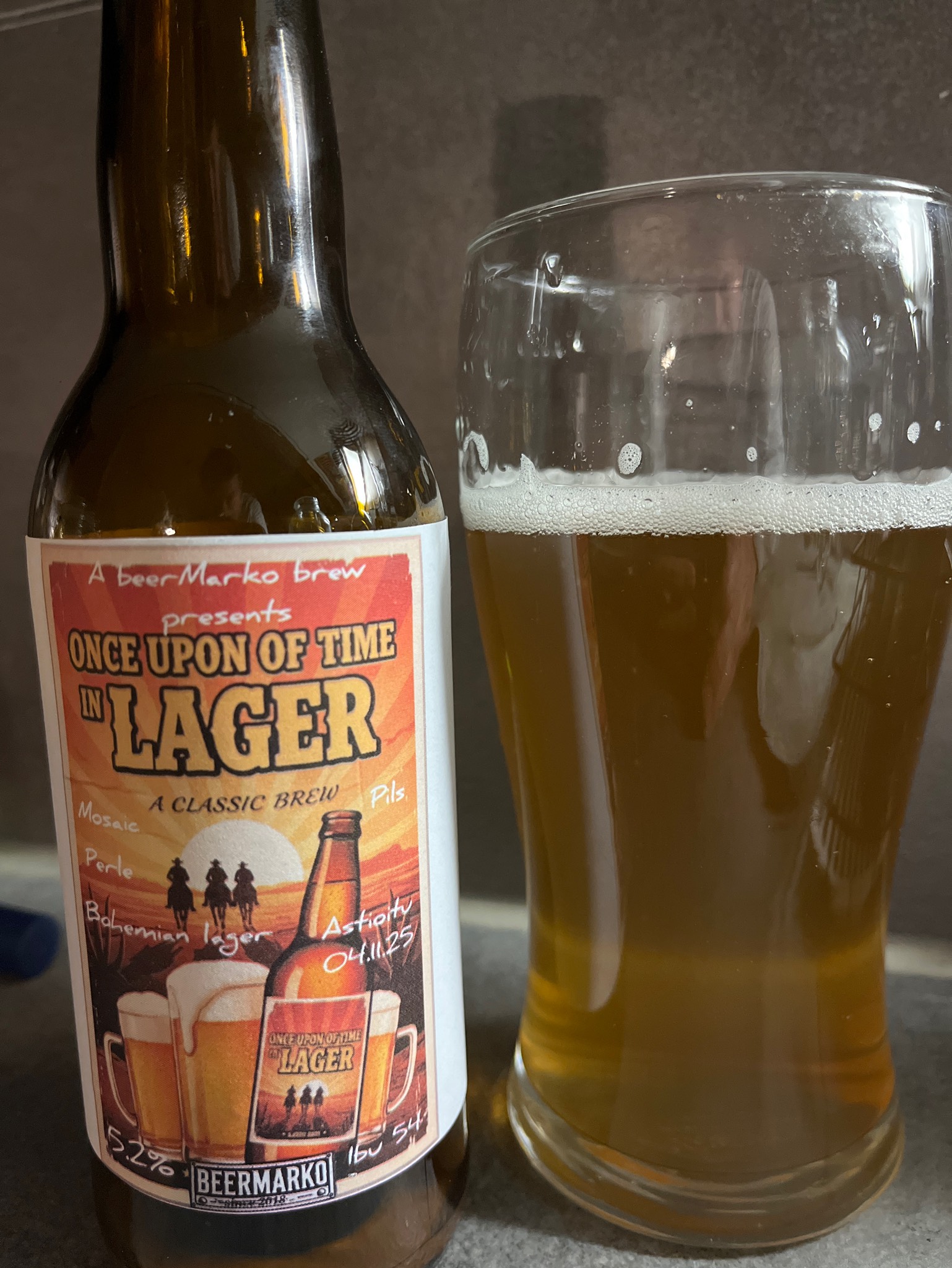 Once upon of time in lager, beerMarko