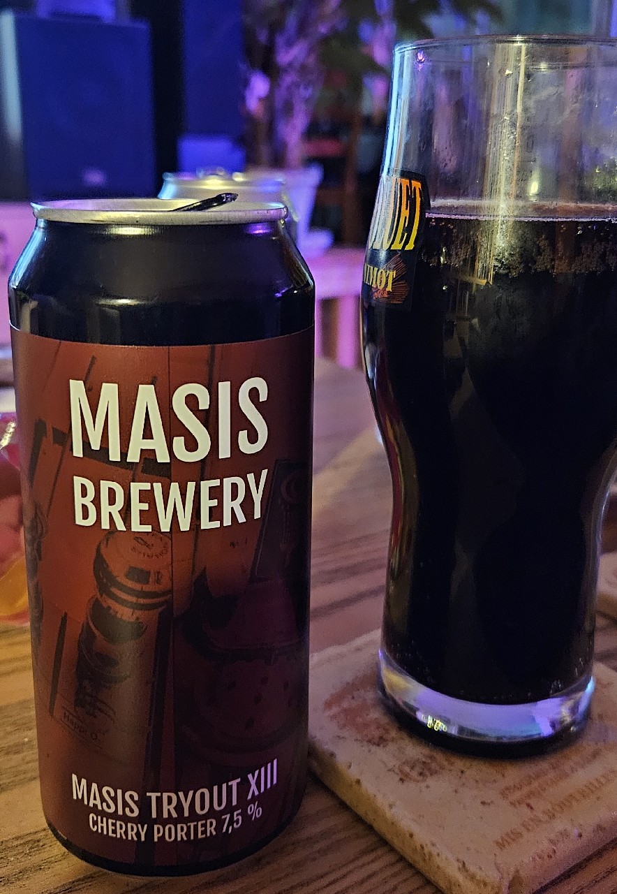 Masis tryout XIII: cherry porter, Masis Brewery