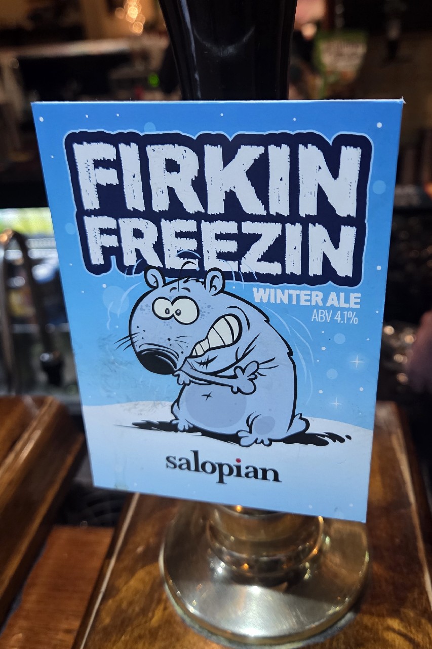 Firkin Freezin, Salopian Brewery