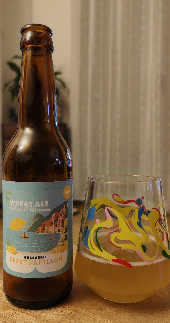 Wheat Ale Citron & Verveine, Brasserie Effet Papillon