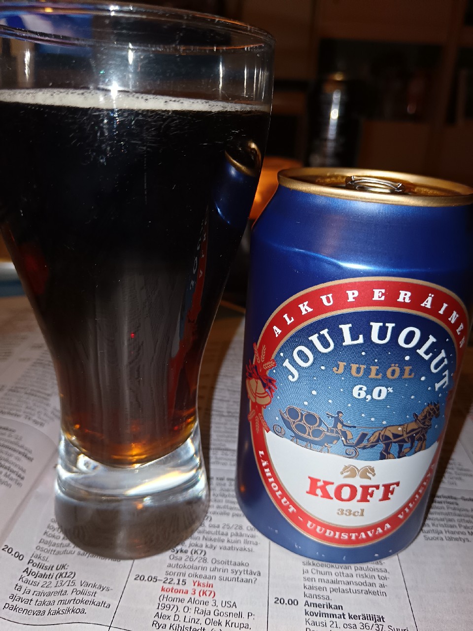 Sinebrychoff Jouluolut 6.0%, Finland