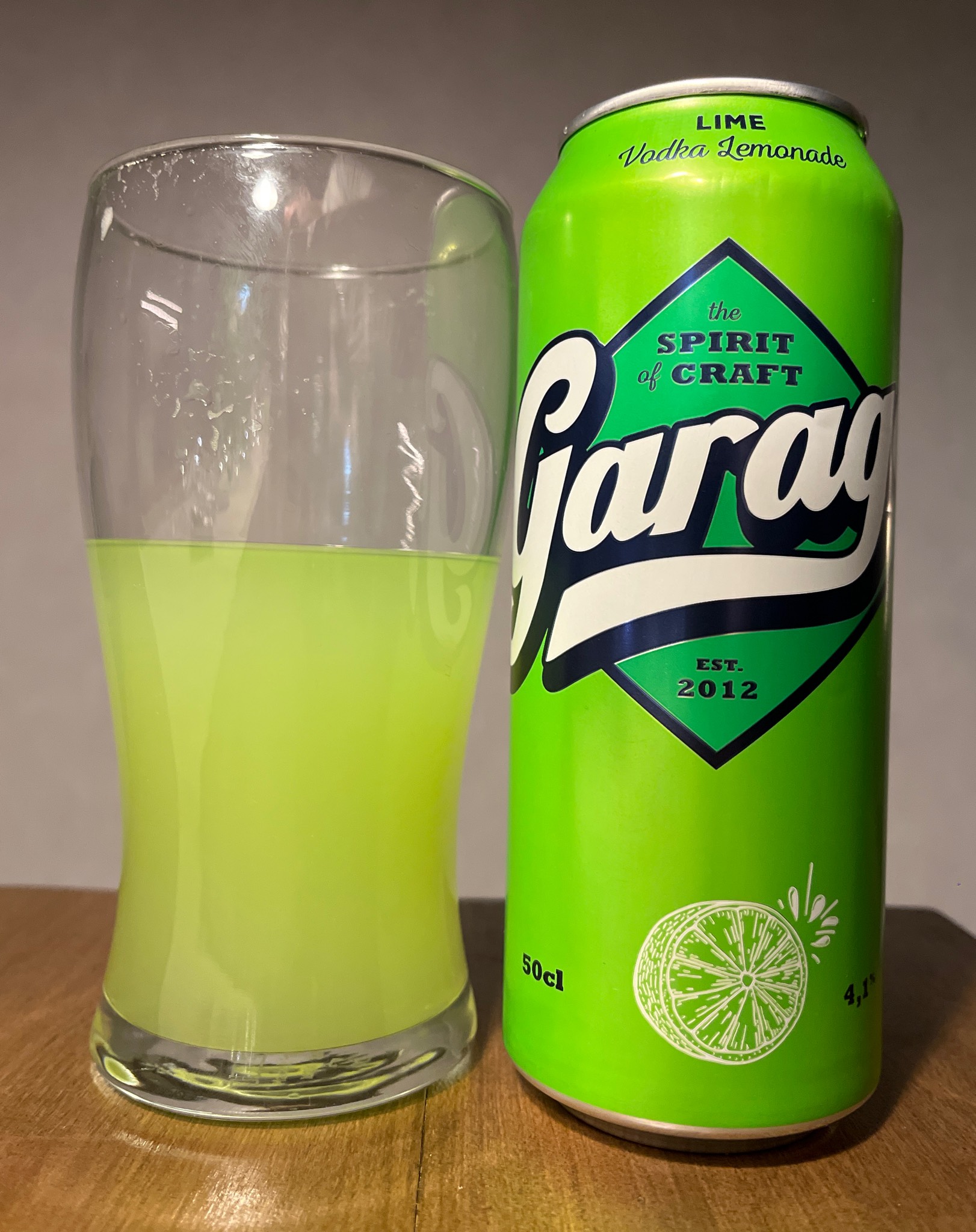 Garage Vodka Lemonade Lime, Finland