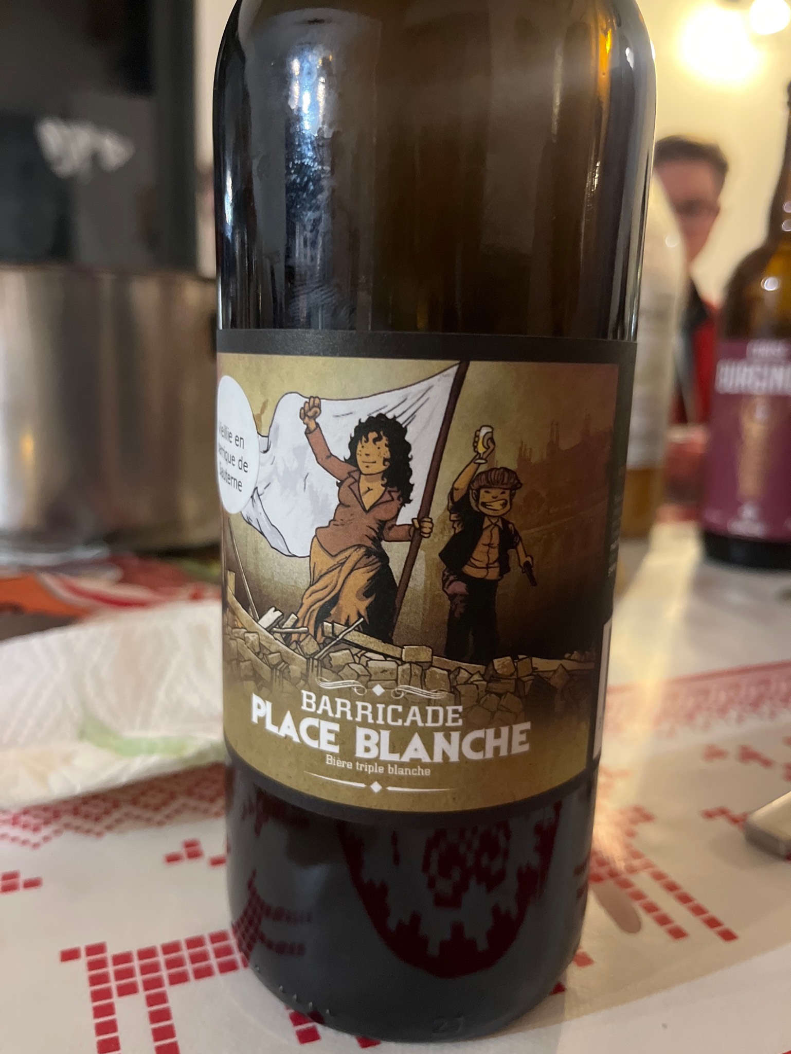 Barricade Place Blanche, France