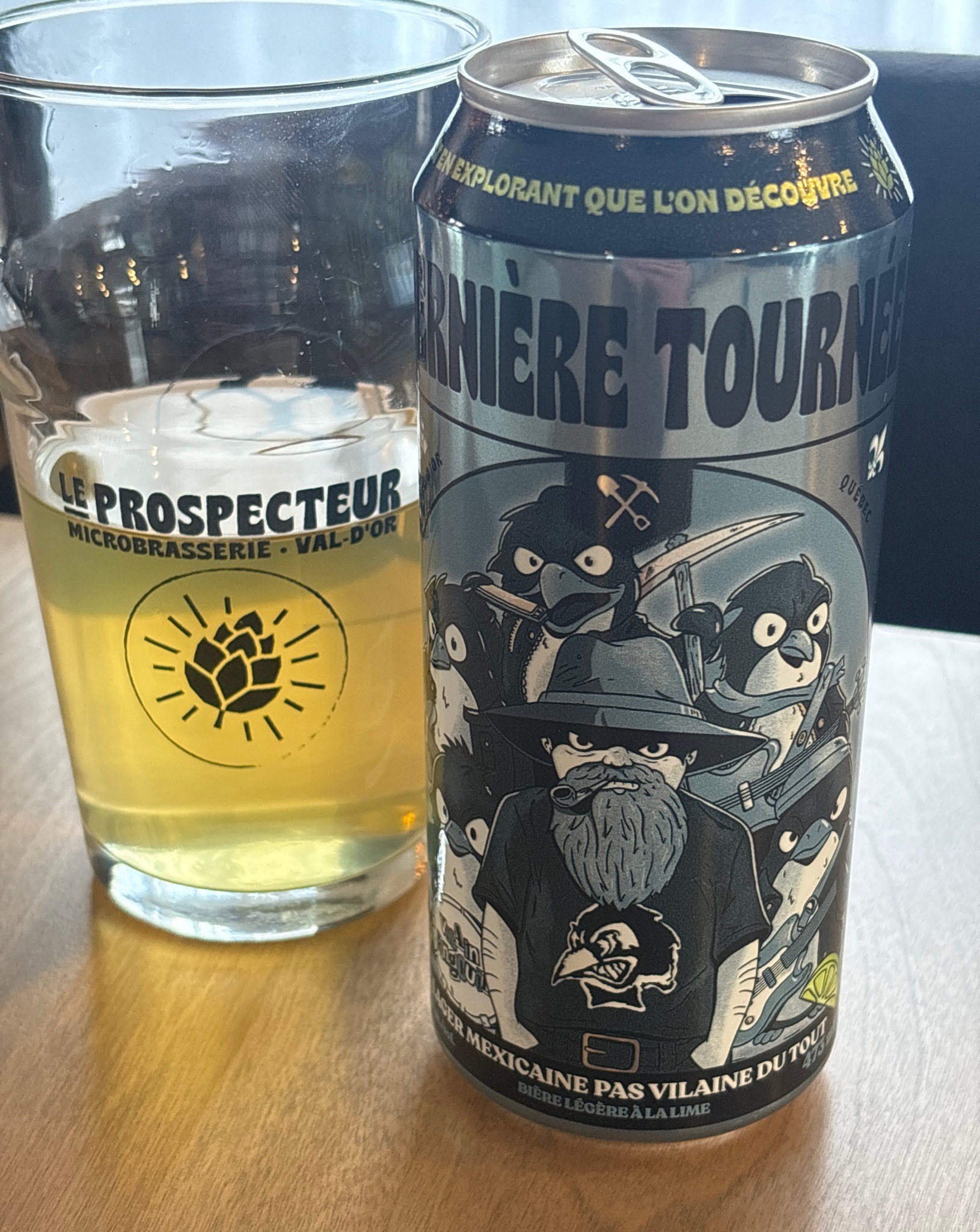 dernière tournée, Microbrasserie Le Prospecteur