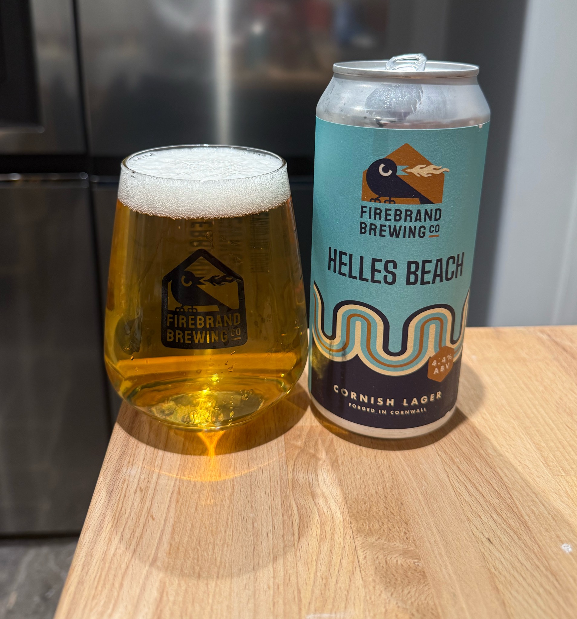 Helles Beach Lager, Firebrand Brewing Company