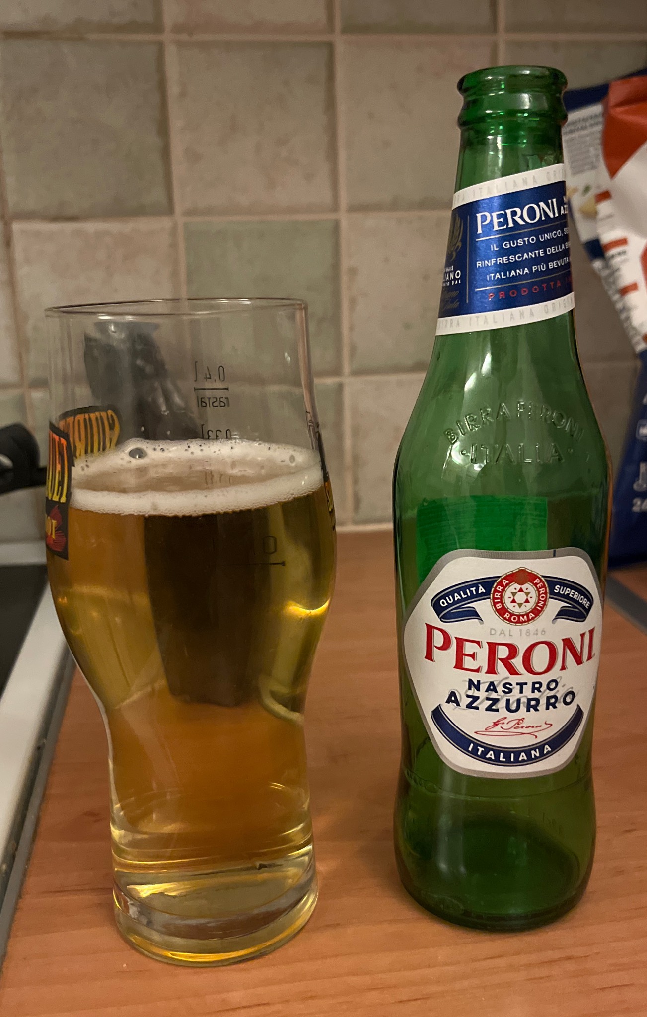 Nastro Azzurro 4.6%, Birra Peroni (Asahi Breweries)