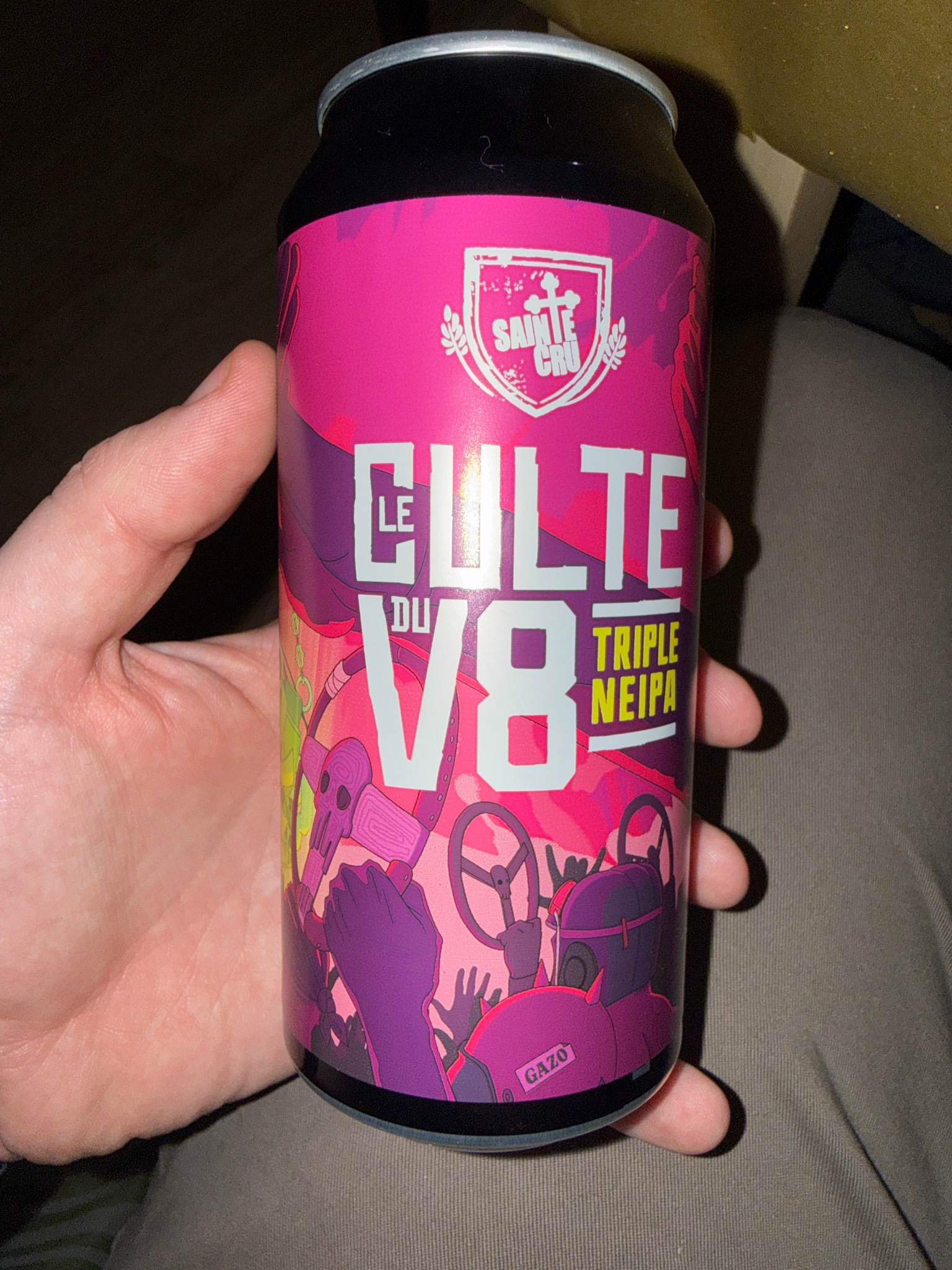 Le culte du V8, Brasserie Sainte Cru