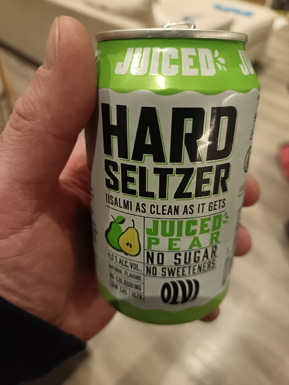 Hard Seltzer Juiced Pear, Finland