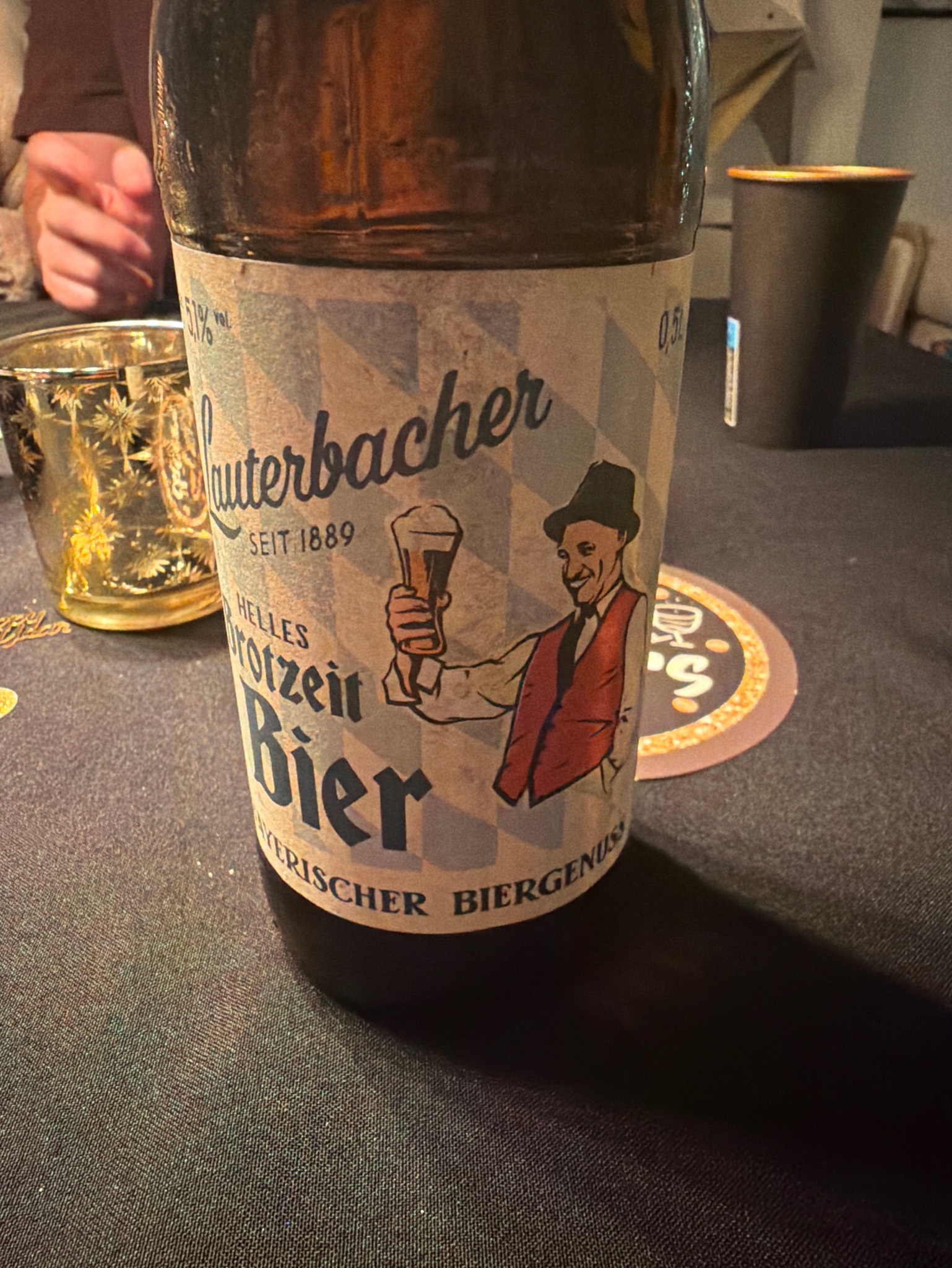 Brotzeit Bier, Lauterbacher - Auerhahn (Hochstiftliches Brauhaus)