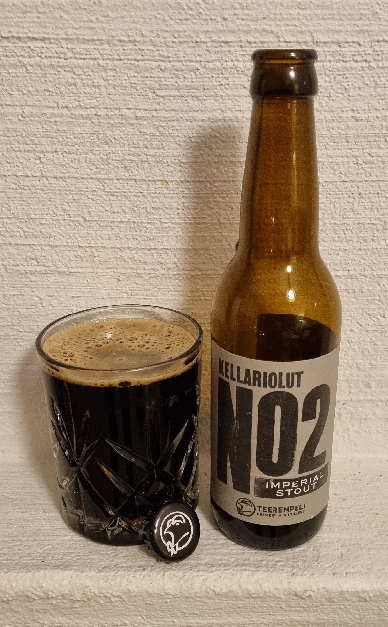 Kellariolut No 2 Imperial Stout, Teerenpeli Panimo & Tislaamo