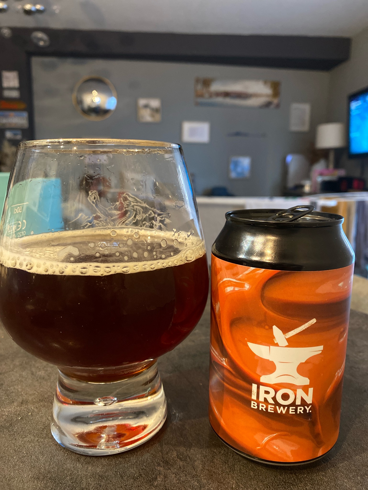 iron brown ale caramel beurre salé, Brasserie Iron