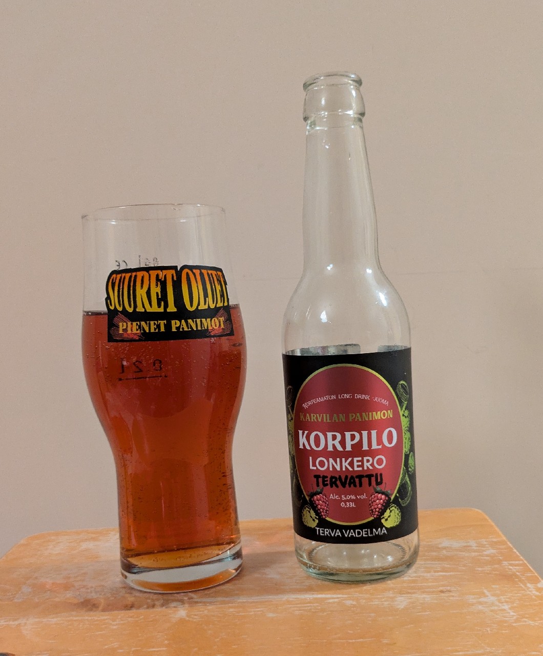 Korpilo Tervattu Terva Vadelma, Karvilan Panimo