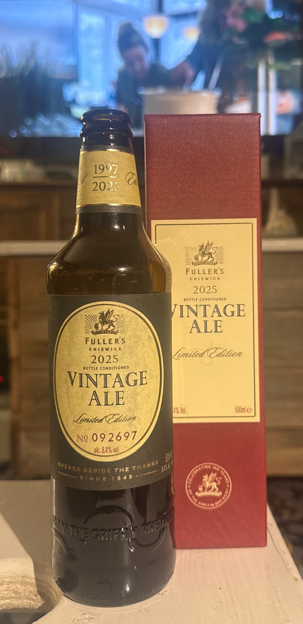 Vintage Ale (2025), Fuller's Griffin Brewery (Asahi Breweries)