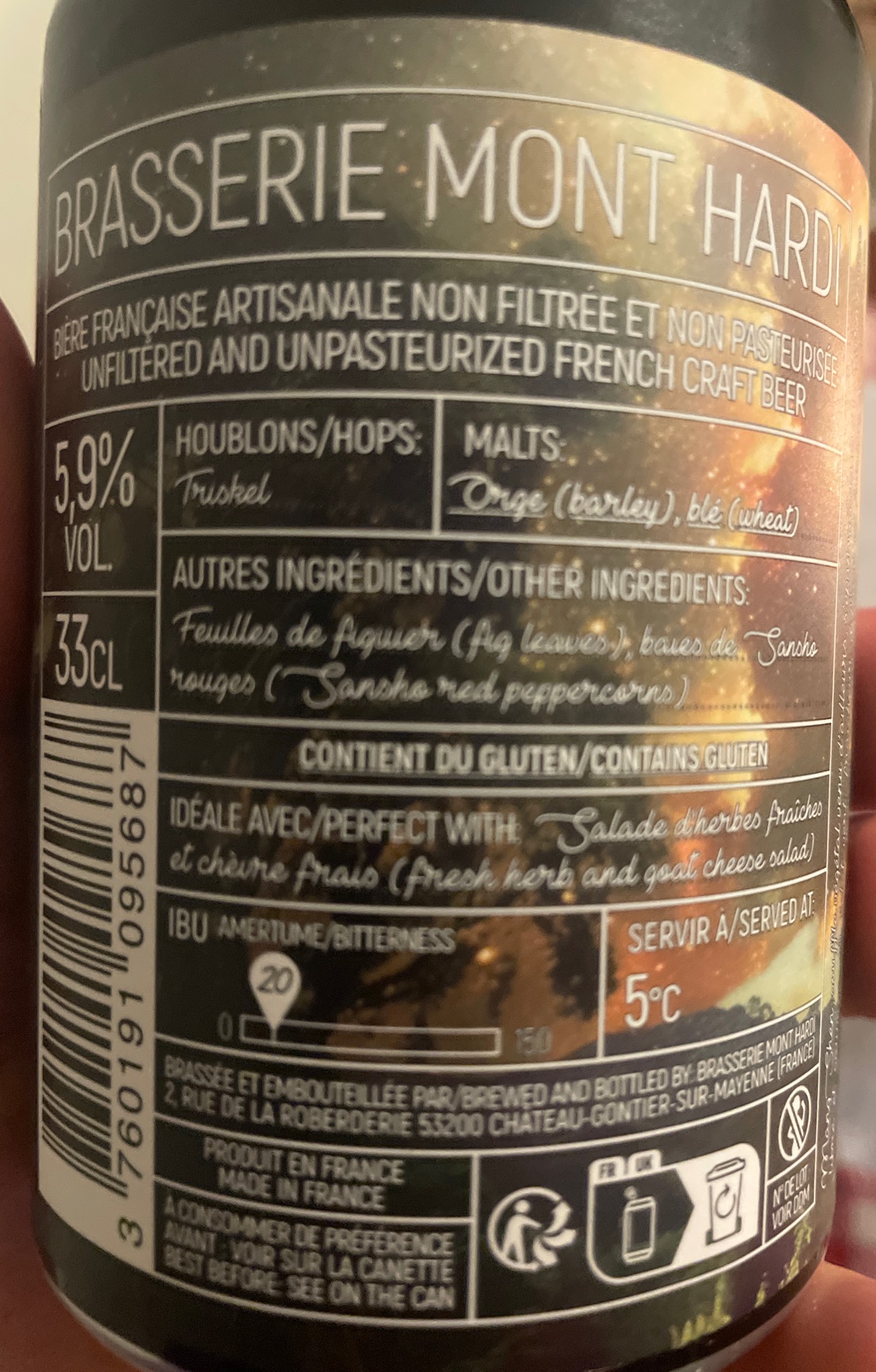 mont hardi mang shen, Mont Hardi