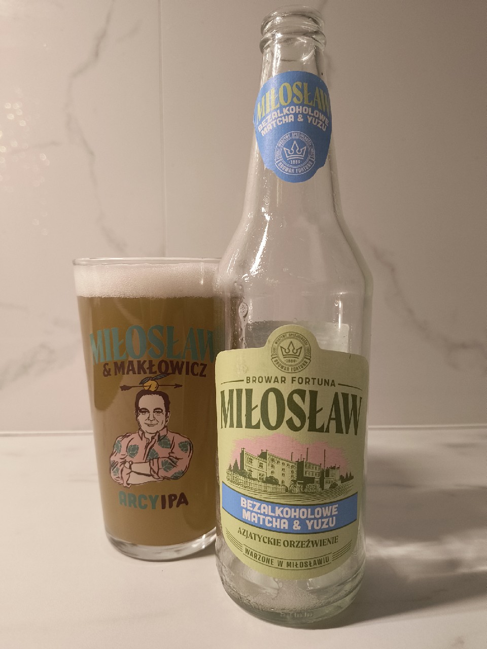Miłosław Bezalkoholowe Matcha & Yuzu, Browar Fortuna