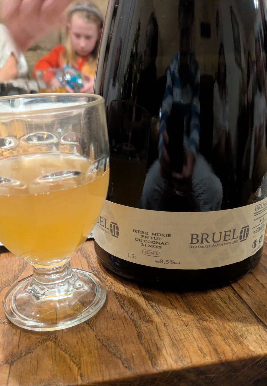 Bière Mûrie en Fût de Cognac, Brasserie Bruel