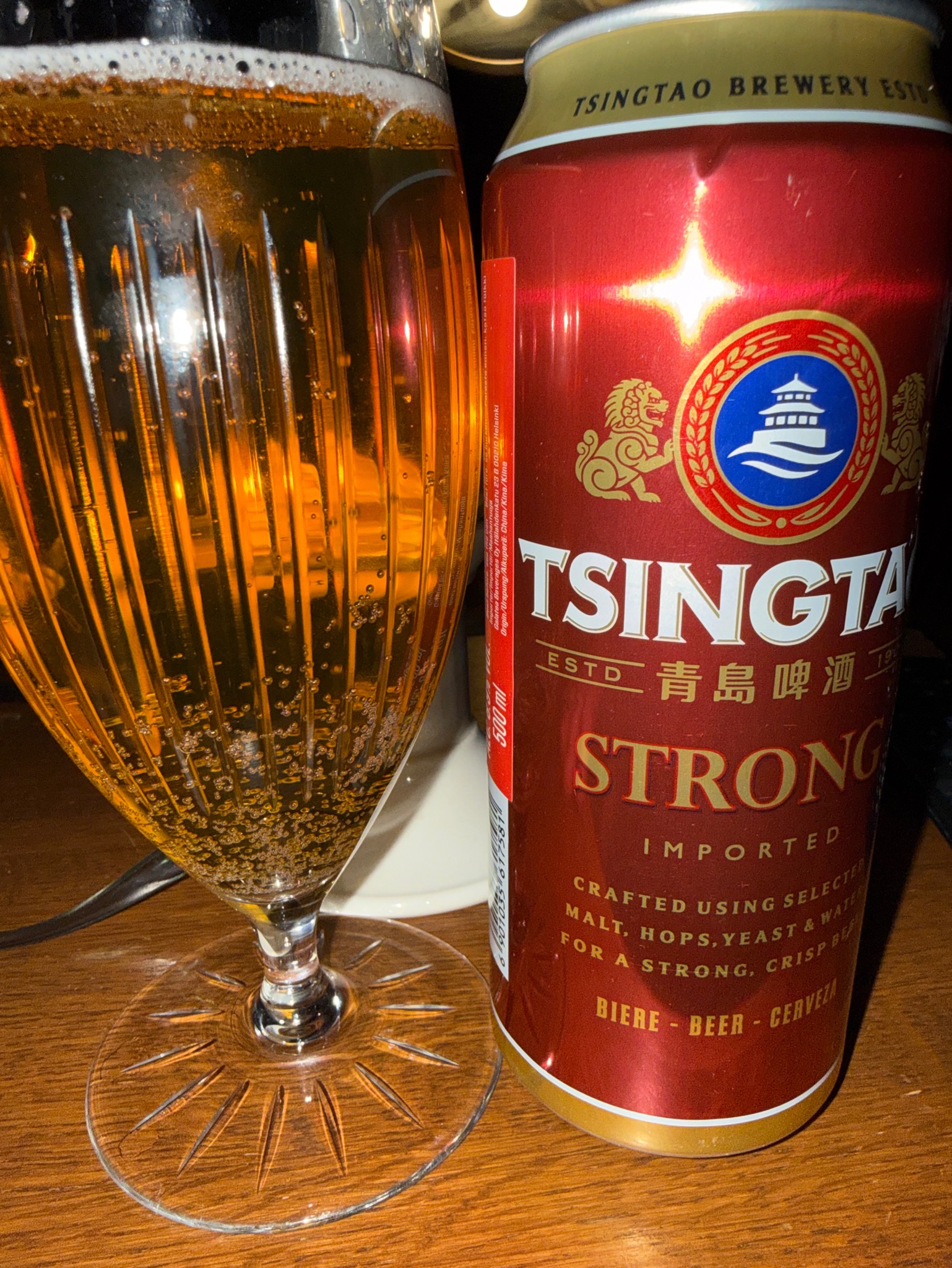 Tsingtao Strong lager, China