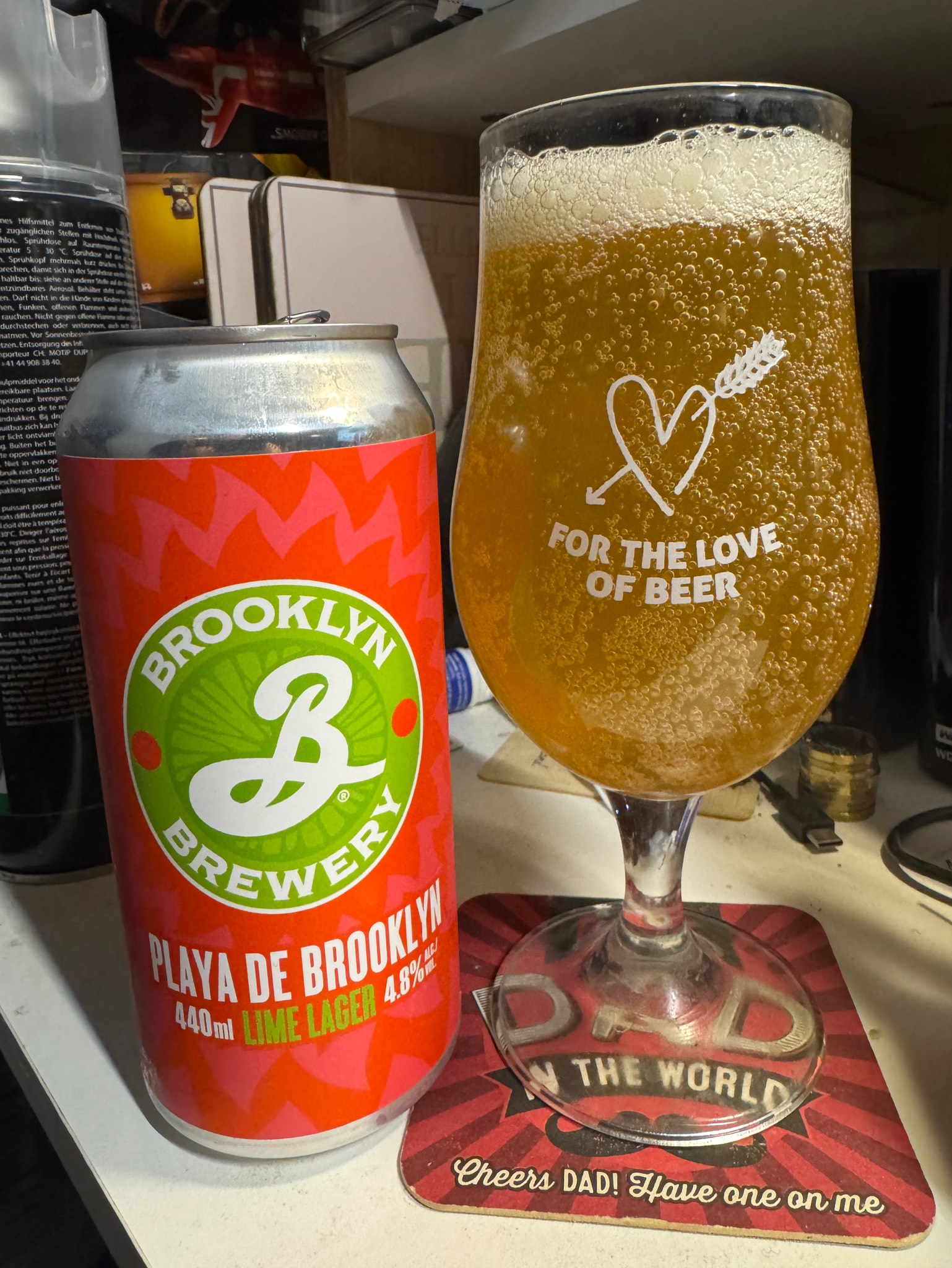 Playa de Brooklyn Lime Lager, United States