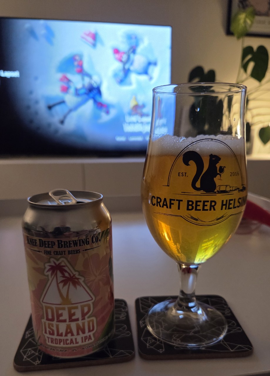 Deep Island Tropical IPA, Knee Deep Brewing Company