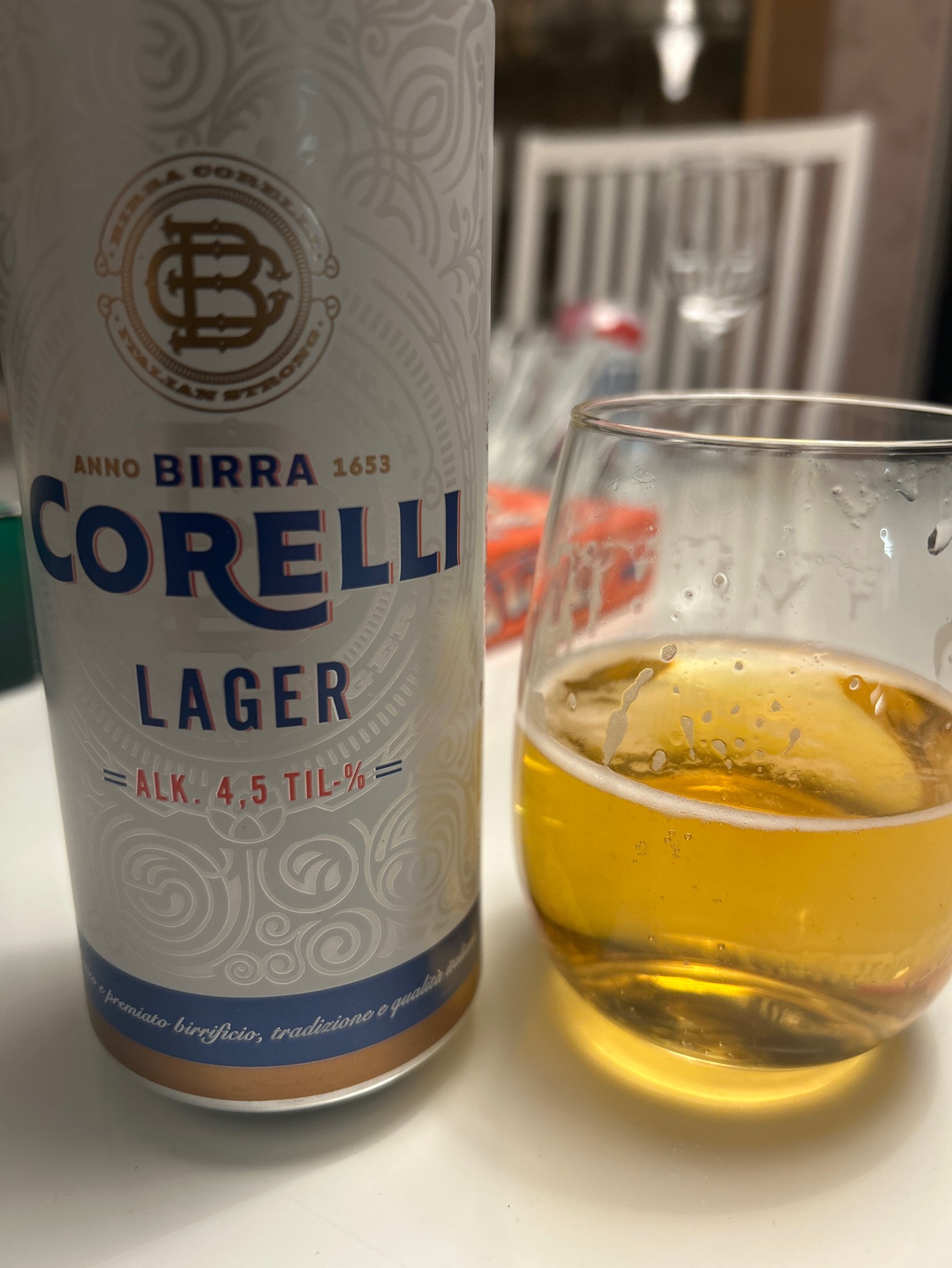 Birra Corelli Lager, Spain