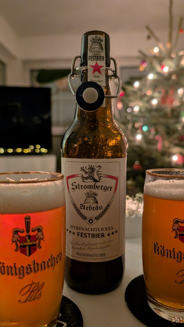 Weihnachtliches Festbier, Stromberger Urbräu - Hausbierbrauerei Mario Miedl