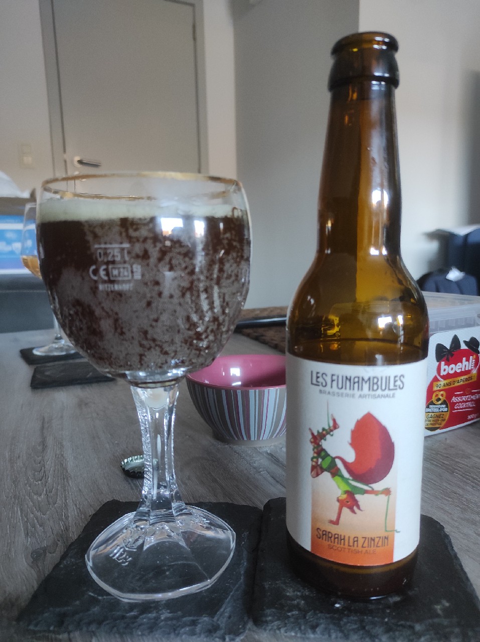 Sarah La Zinzin, Microbrasserie Les Funambules