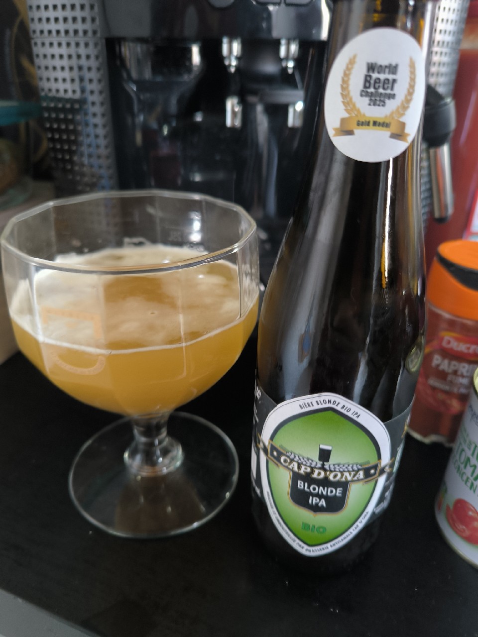 Blonde IPA Bio, Brasserie Cap D'Ona