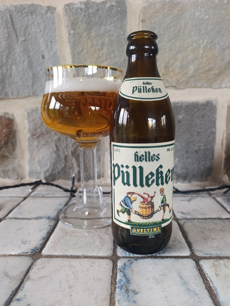 Helles Pülleken, Brauerei C.& A. Veltins