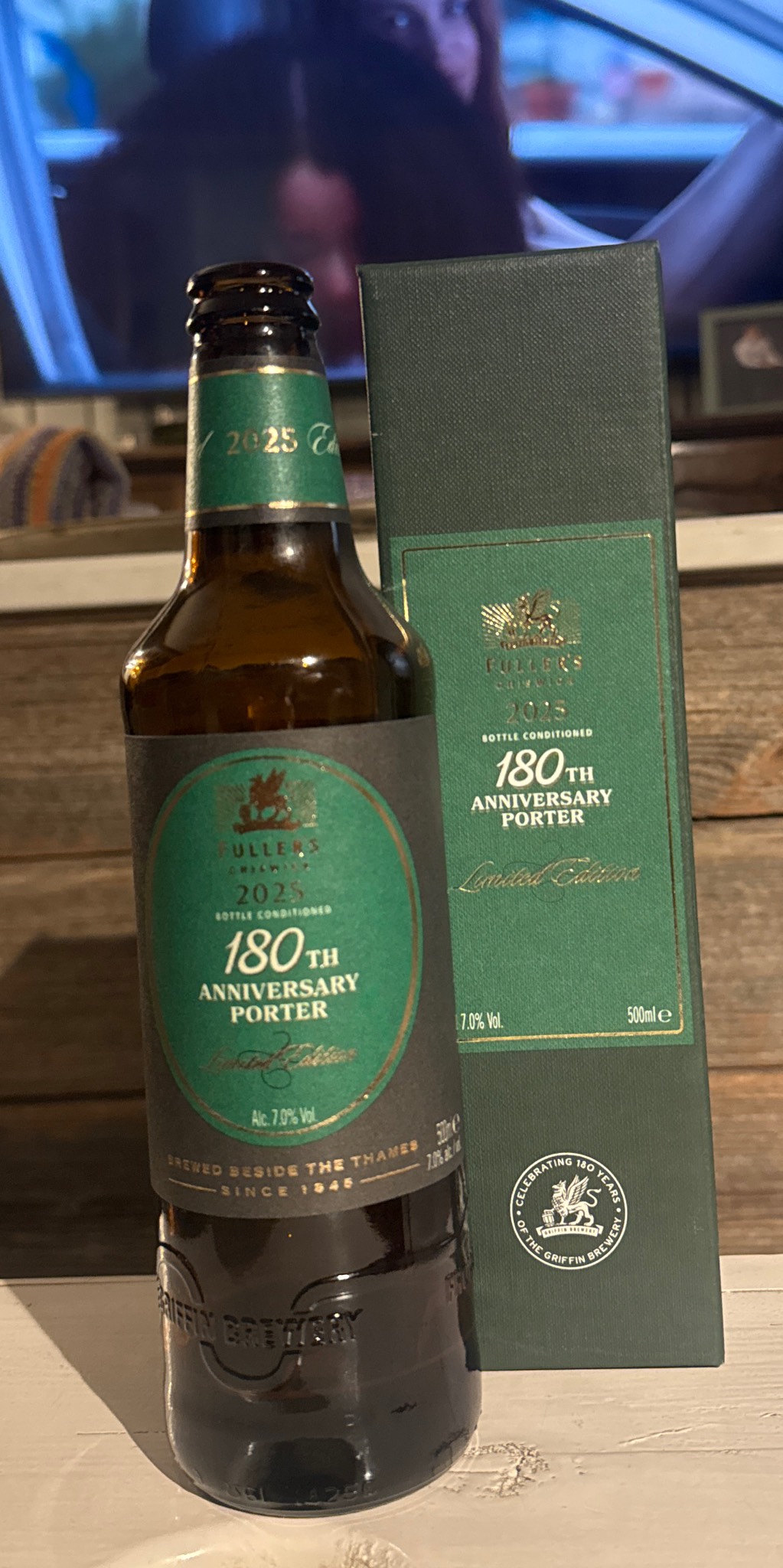 180th Anniversary Porter, Fuller's Griffin Brewery (Asahi Breweries)